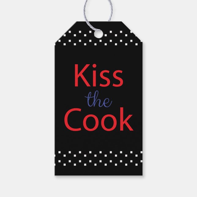 Etiqueta Para Presente Beija O Cook (Frente)