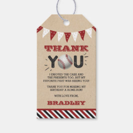 Etiqueta Para Presente Beisebol Qualquer Aniversário De Idade