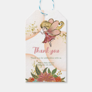 Etiqueta Para Presente Bela Garota Mágica Fairies Woodland