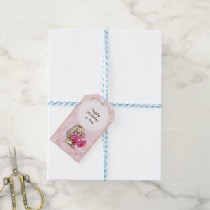 Etiqueta Para Presente Bela ilustração personalizada editável