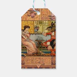 Etiqueta Para Presente Beleza e arte original da besta
