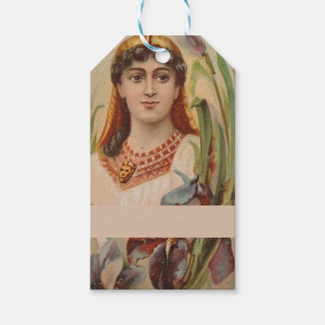 Etiqueta Para Presente Beleza Floral (Frente)