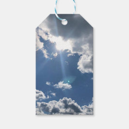 Etiqueta Para Presente Belo Dia Brilhante