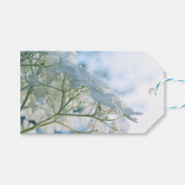 Etiqueta Para Presente Belos Blooms de Hortênsia Branca Highkey