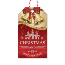 Belos Ouros de Natal com Arco Vermelho