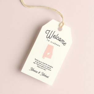 Etiqueta Para Presente Bem-vindo ao Alabama Wedding ANY COLOR