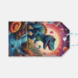 Etiqueta Para Presente Bem-vindos ao Mundo Mágico de Dino Delights