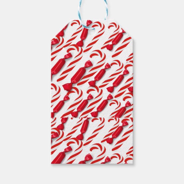 Etiqueta Para Presente Bengala de Natal (Frente)
