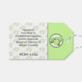 Etiqueta Para Presente Bergamota Banho & Produtos de Higiene Corporal Cas