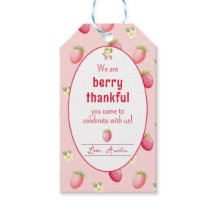 Berry Primeiro Aniversário Morango Obrigado A Favo