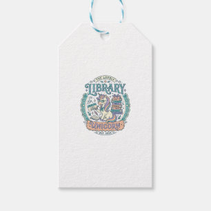Etiqueta Para Presente Biblioteca de Unicórnio Camiseta Gráfica Caprichos