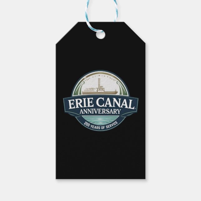 Etiqueta Para Presente Bicentenário do Canal de Erie (Frente)