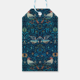 Etiqueta Para Presente Birds (Vintage Floral Pattern) (por William Morris