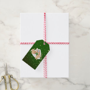 Etiqueta Para Presente Biscoitos de Natal com pão de especiarias