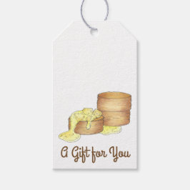 Etiqueta Para Presente Biscoitos e Comida de café da manhã sulista de sal