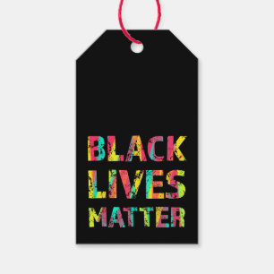 Etiqueta Para Presente Black Lives Matter Painting 01 Aumenta Editável
