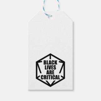 Etiqueta Para Presente BLM Black Lives são críticas [B&W]