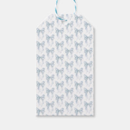 Etiqueta Para Presente Blue Bow 