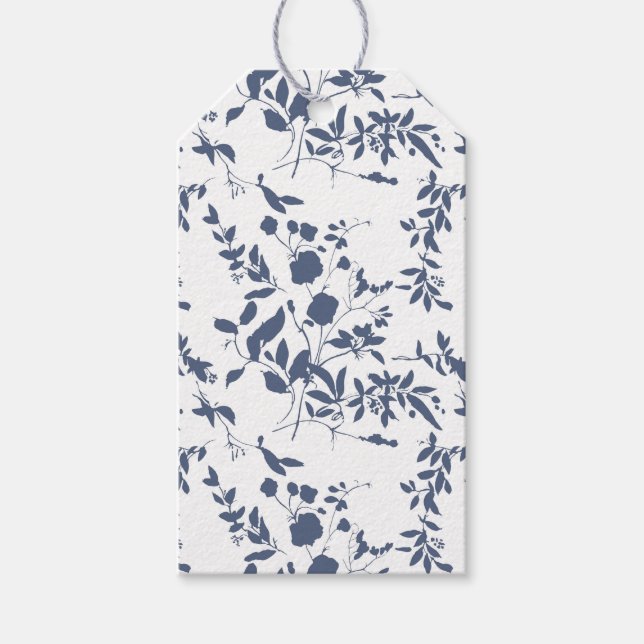 Etiqueta Para Presente Blue Foliage Envelope Liner (Frente)