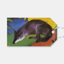 Blue Fox (por Franz Marc)