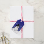 Etiqueta Para Presente Blue Snowman Winter Scenery Christmas Gift Tag<br><div class="desc">Crie um toque único a todos os seus presentes de Natal com uma Etiqueta de Natal Blue Snowman Winter Scenery Christmas Gift. O design de etiqueta de presente apresenta um boneco de neve feliz em uma cena de neve contra um fundo azul real adornado com flocos de neve de cor...</div>