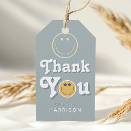 Etiqueta Para Presente Blue Two Cool Dude Boys Smile 2nd Birthday Favor