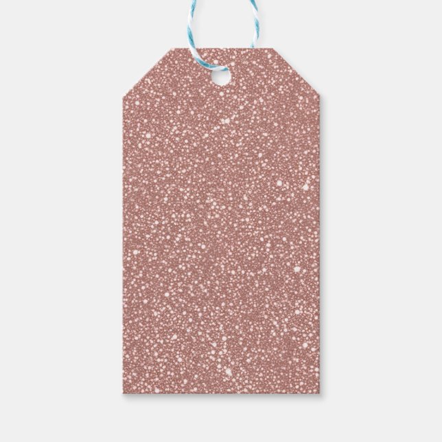 Etiqueta Para Presente Blush Pink Speckled Pattern Party (Frente)