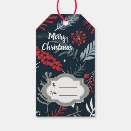 Etiqueta Para Presente Boas-vindas de inverno - Feliz Natal