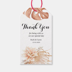 Etiqueta Para Presente Bohemian Floral Terracotta - Etiqueta de Presente