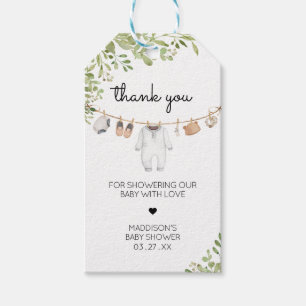 Etiqueta Para Presente Boho Baby Clothes Favor Tags
