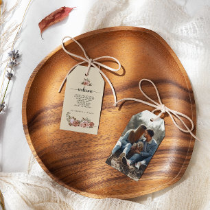 Etiqueta Para Presente Boho Cottagecore Floral Weding Natural