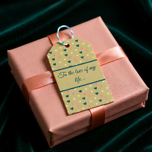 Etiqueta Para Presente Boho Hearts and Love
