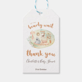 Etiqueta Para Presente Boho Nursery, podemos esperar o favor do Chá de fr