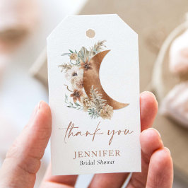 Etiqueta Para Presente Boho Terracotta Floral Obrigado A Favor