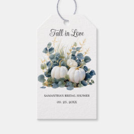 Etiqueta Para Presente Bombas brancas e chá de panela de eucalipto