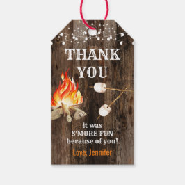 Etiqueta Para Presente Bonfire no quintal