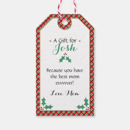 Etiqueta Para Presente Bonita ・ Melhor Mãe De Todos Os tempos ・ Ama Mãe ・