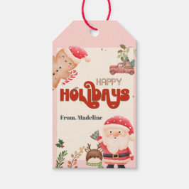 Etiqueta Para Presente Bonito convite para festas de Papais noeis de nata