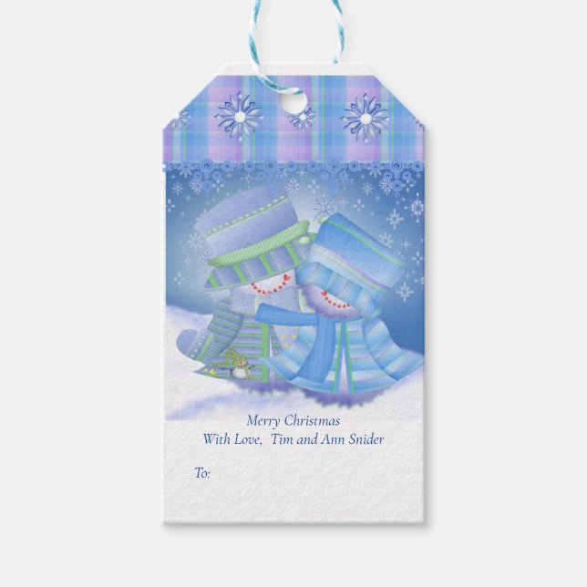 Etiqueta Para Presente Bonitos presentes de Natal (Frente)