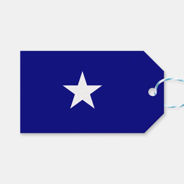 Etiqueta Para Presente Bonnie Blue Flag (Frente (horizontal))