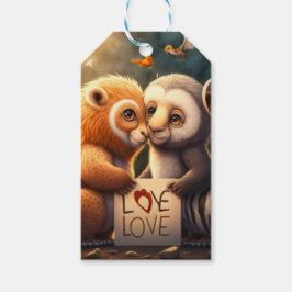 Etiqueta Para Presente Bons animais apaixonados