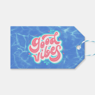 Etiqueta Para Presente Bons Vibes Beach/piscina