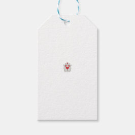 Etiqueta Para Presente Borboleta Floral Mandala | Design de Arte Purple B