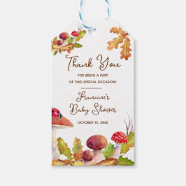 Etiqueta Para Presente Bosque, Floresta de Outono, Chuveiro de Bebê de Co