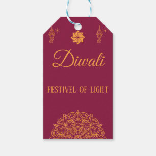 Etiqueta Para Presente Bota-cola do Happy Diwali