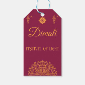 Etiqueta Para Presente Bota-cola do Happy Diwali