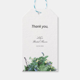 Etiqueta Para Presente Botanical Floral Thank You Gift Tags
