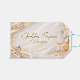 Etiqueta Para Presente Botella con diseño personalizado que combina.