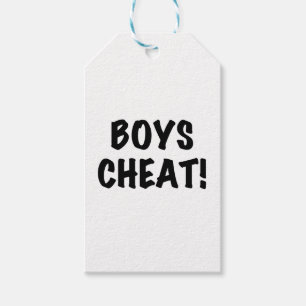 Etiqueta Para Presente Boys Cheat
