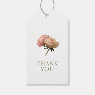 Etiqueta Para Presente Branca   Casamento de Rosa Chic Obrigado Presente